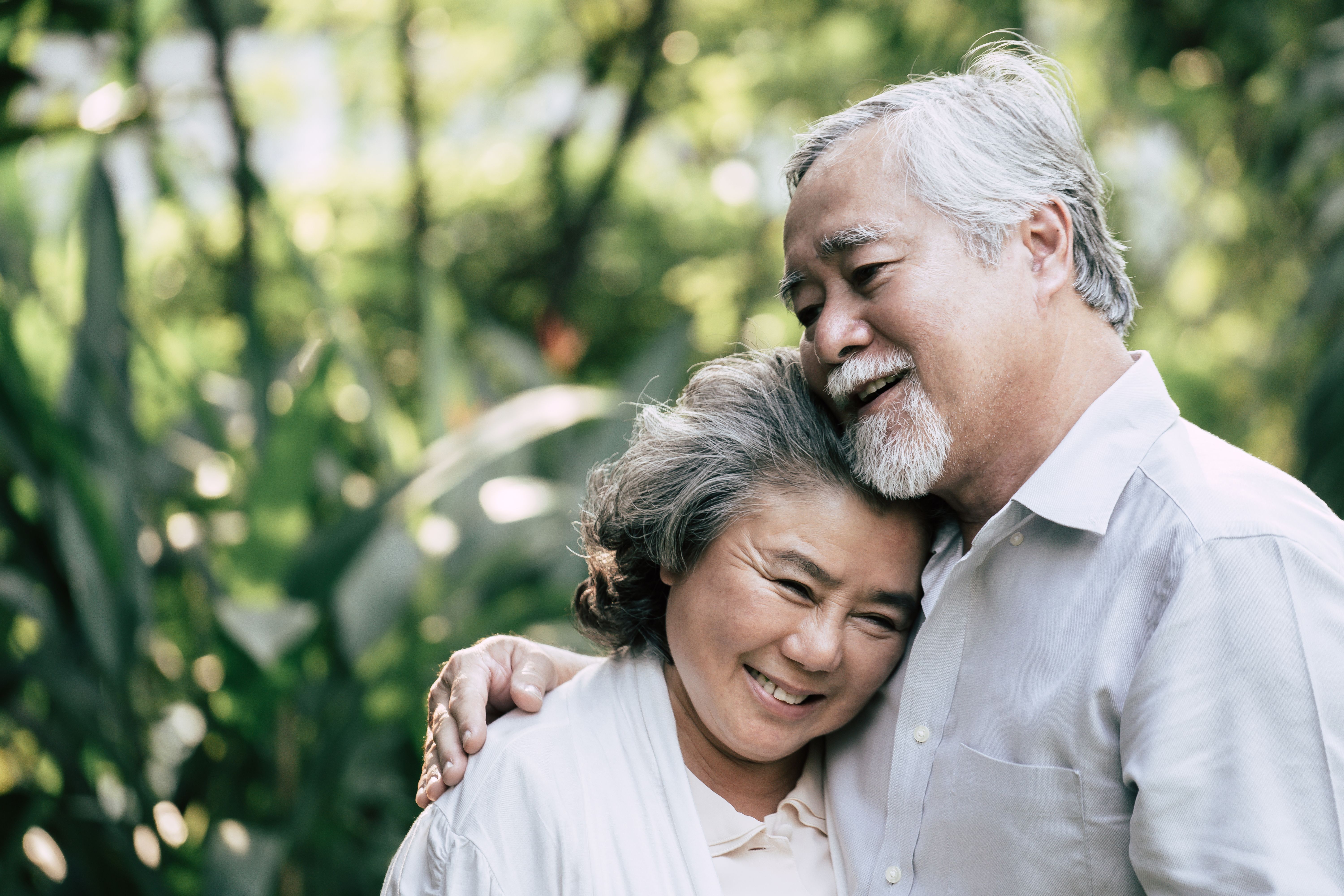 Elderly Couples Dancing together