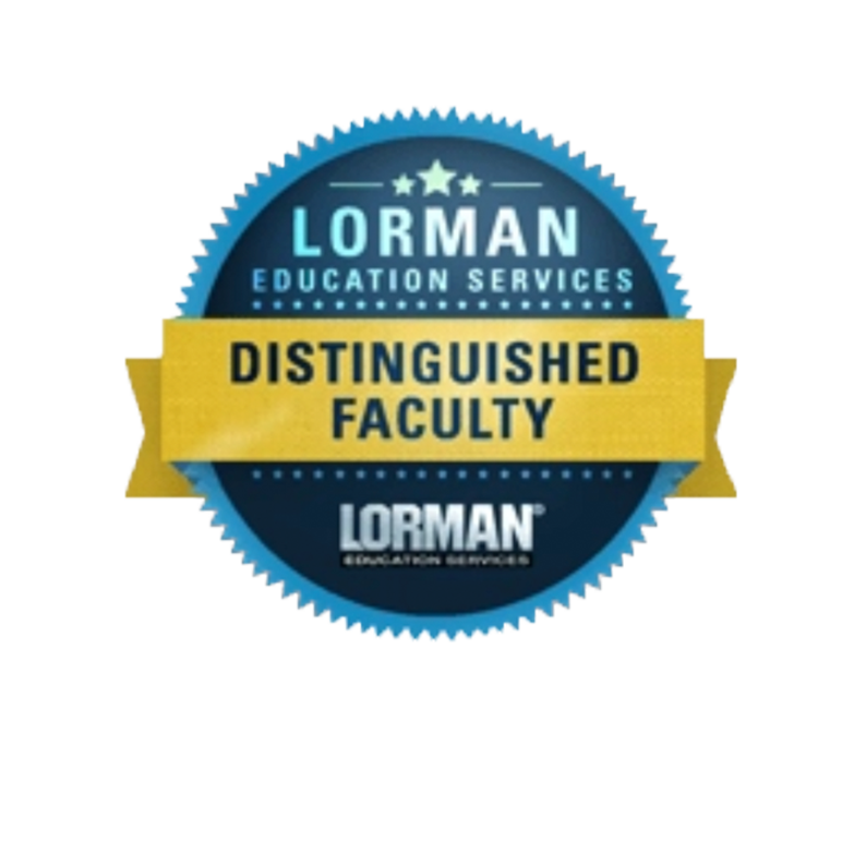 Lorman Educational Services Badge Faculty