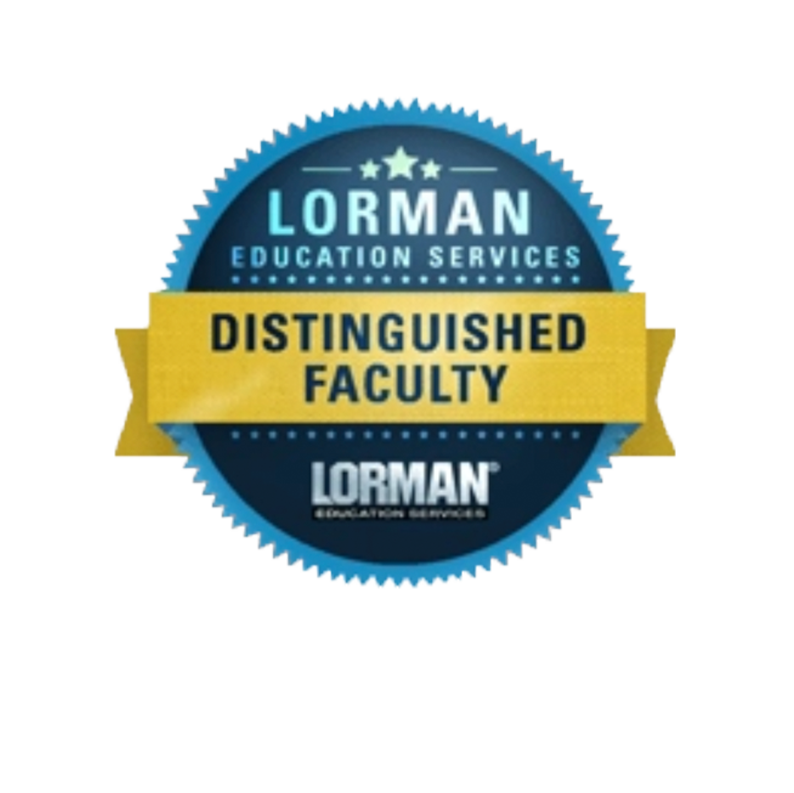 Lorman Educational Services Badge Faculty